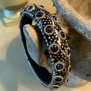 Black & Silver Bangle.   Perfect condition